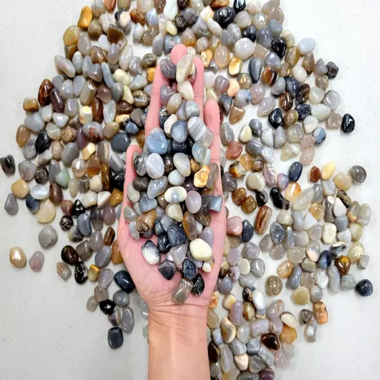 Small Tumbled Agate Crystals - Dyed or Natural {7}