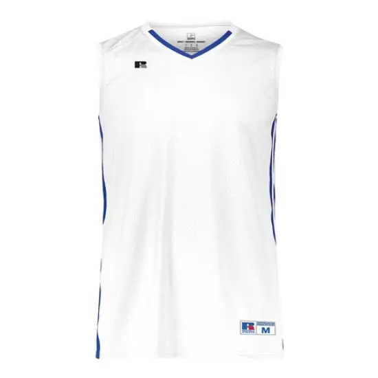 Russell Athletic&reg; Legacy V-Neck Basketball Jersey Maroon/ white {5}
