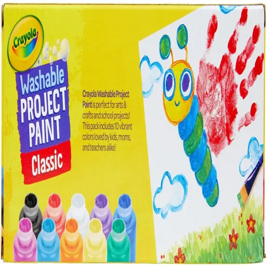Crayola Washable Kids Paint 2oz 10/Pkg-Basics {4}