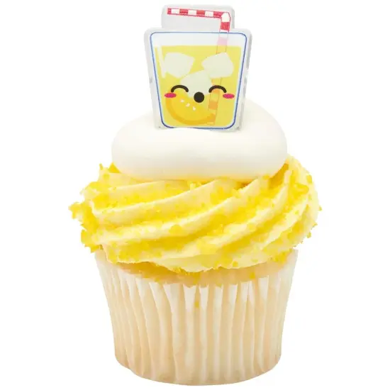 DecoPac Lemon Crushed Candy Bits, Sugar Decorations For Cakes, Toppings, Cupcakes, and Drinks, Yellow, 16oz Pack {4}