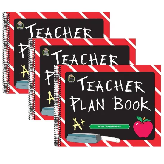 Chalkboard Teacher Plan Book, Pack of 3 {1}