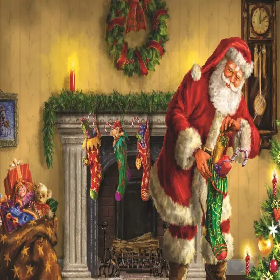 Sunsout A Tight Fit 1000 pc Christmas Jigsaw Puzzle 60641 {1}