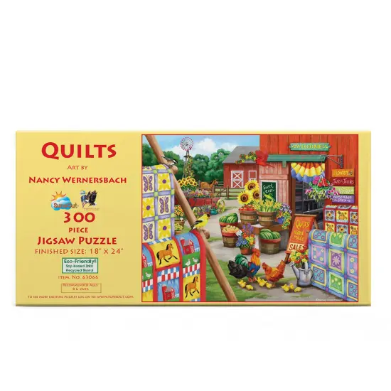 Sunsout Quilts 300 pc Jigsaw Puzzle 63066 {3}