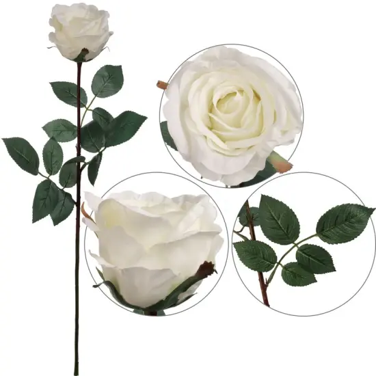 30" Exquisite Silk Rose Bud - Upgrade Your Home Decor with Elegance {4}