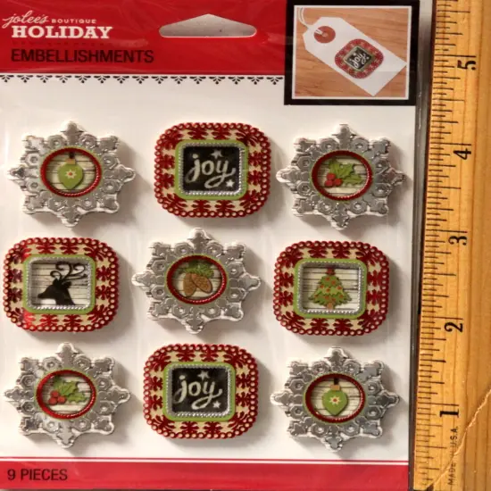 Jolee's Boutique Holiday Frames Repeat Dimensional Stickers {1}