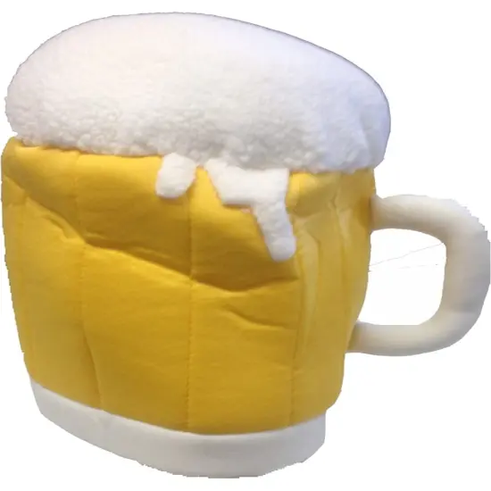 Adult's Plush Beer Mug Vendor Hat Costume Accessory {1}
