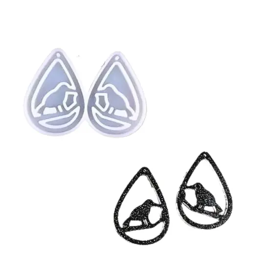 Haunted Halloween Dangle Earring Mold Bundle for UV Resin and Epoxy Resin {6}