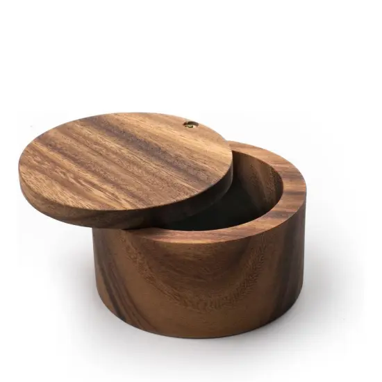 Ironwood Gourmet 28221 Appalachian Salt Cellar, Acacia Wood {1}