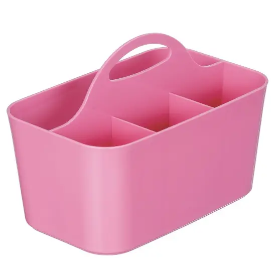 mDesign Plastic Bathroom Storage Organizer Caddy Tote, Small {4}
