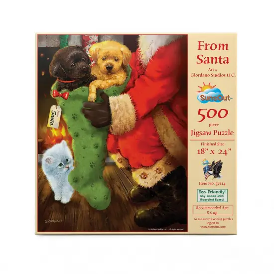 Sunsout From Santa 500 pc Christmas Jigsaw Puzzle 37114 {4}