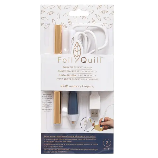 We R Foil Quill Freestyle Pen-Bold Tip {1}