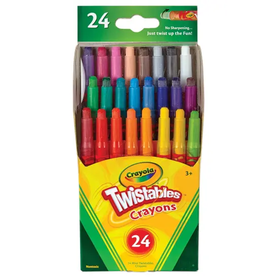 Crayola Twistables Mini Crayons-24/Pkg {1}