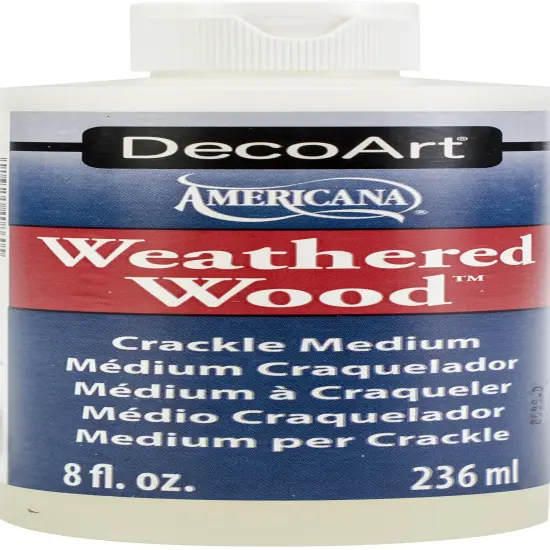 DecoArt Americana Weathered Wood(TM) Crackle Medium-8oz {1}