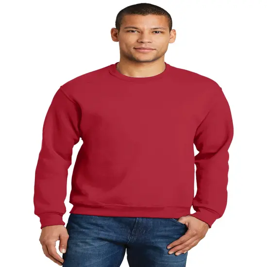 JERZEEAS&reg; NuBlend Crewneck Sweatshirt True red {1}