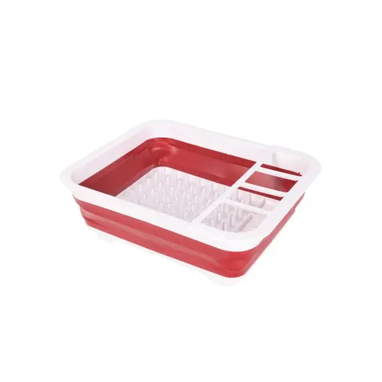 Collapsible Plastic Dish Rack - 4 Colors Blue {4}