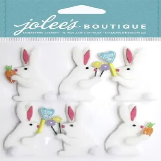 Jolee's Boutique Easter Bunnies Dimensional Stickers {1}