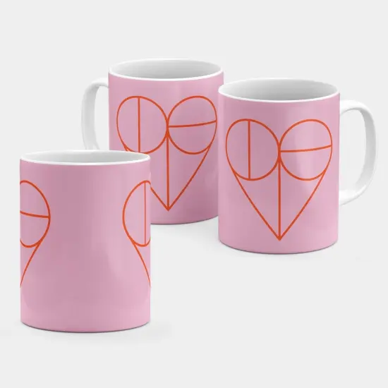 Geo Heart 11 Oz Mug II {4}