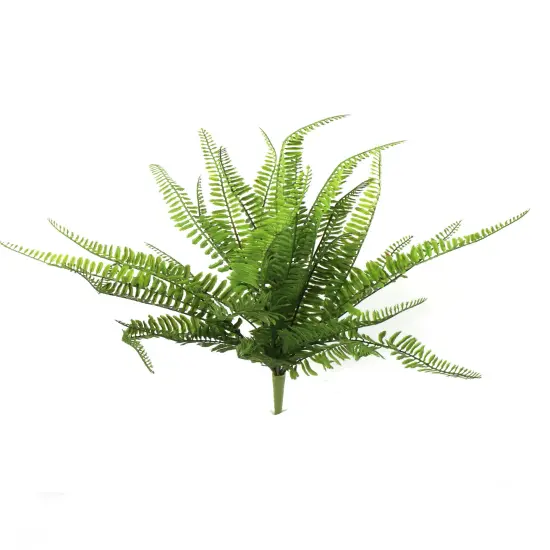 Deluxe 22" Boston Fern Set, 6 Pieces - Lush Green Indoor/Outdoor Decorative Plant, Perfect for Home and Garden Beautification, Floral Home by Artificial Flowers {1}