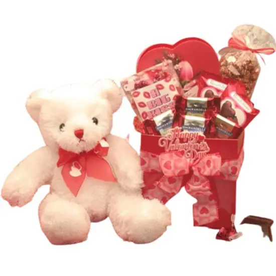 GBDS A Big Kiss For You Valentines Day Care Package - valentines day candy chocolate care package {1}