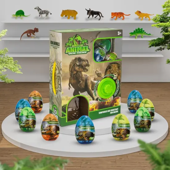 Easter Egg Dinosaur Playset with Mini Vending Machine {3}