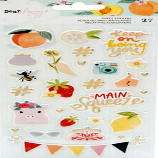 Dear Lizzy Puffy Stickers {1}