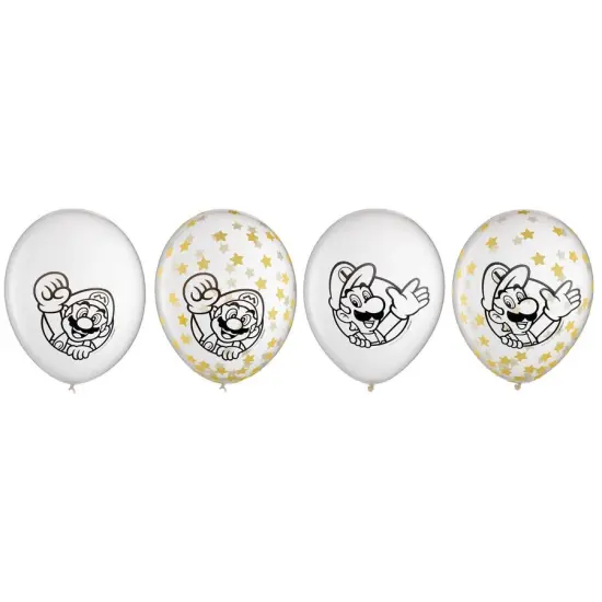 Super Mario Brothers&trade; 12" Latex Balloons, 6ct {1}