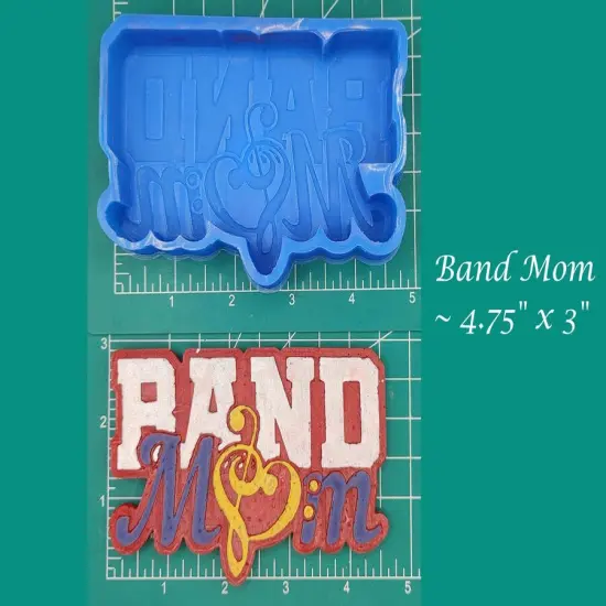 Band Mom Silicone Freshie Mold {1}