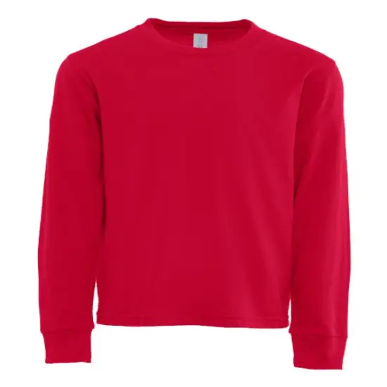 Next Level&reg; Youth Cotton Long Sleeve T-Shirt Royal {6}