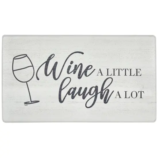 20"x36" Feel at Ease Anti-Fatigue Kitchen Mat (Wine A Little) {1}