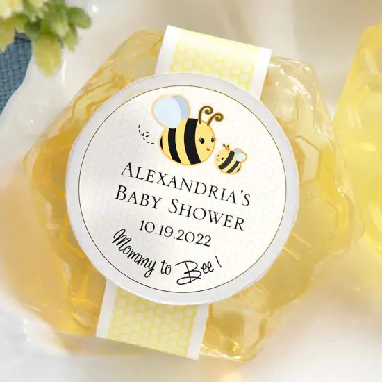 Mommy To Bee Honey Scented Honeycomb Soap (Set of 4) {4}