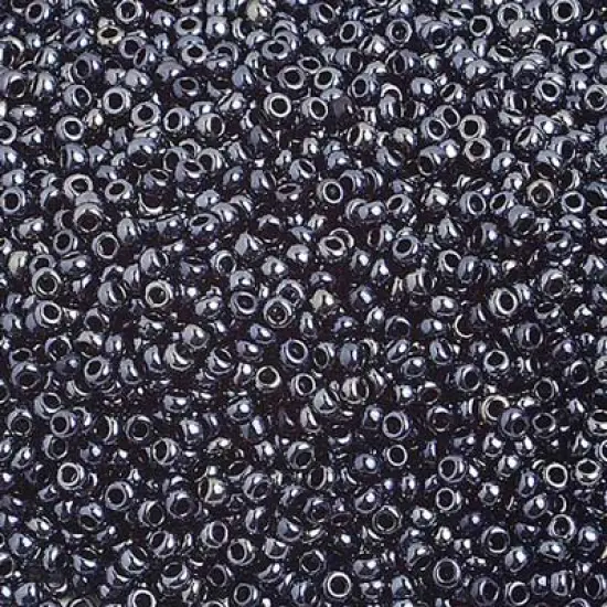 John Bead 10/0 Metallic Czech Glass Seed Beads, 500g Gunmetal {1}