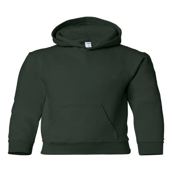 Gildan&reg; Heavy Blend Youth Hooded Sweatshirt Forest {1}