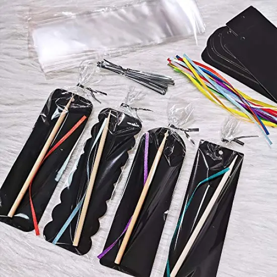 36 Pieces 4 Style Magic Scratch Rainbow Bookmarks Making Kit for Kids Students Party Favor Scratch Paper DIY Bookmarks Bulk with Scratching Tools Satin Ribbons for Classroom Activities {1}