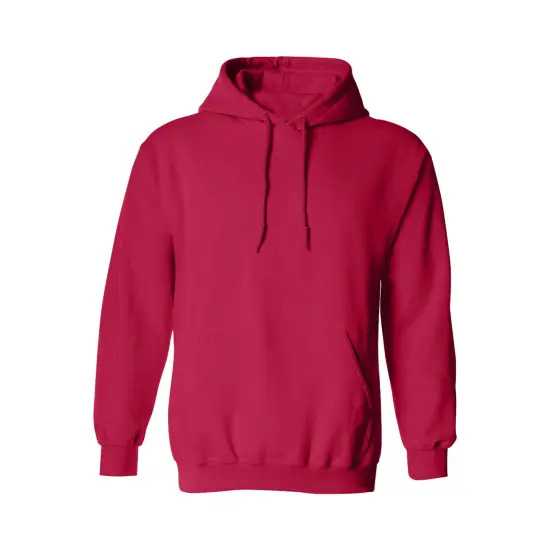 Gildan&reg; Heavy Blend Long Sleeve Hooded Sweatshirt Cherry red {1}
