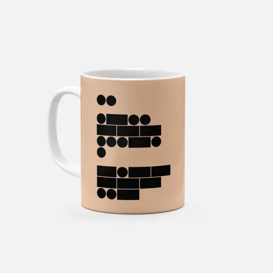 Morse Code I Love You 11 Oz Mug V {1}