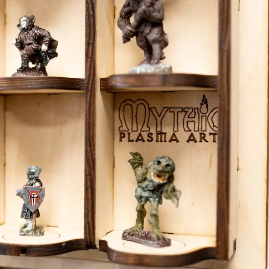 28 Slot Miniature Display Kit for Collectibles (Assembly Required) {3}