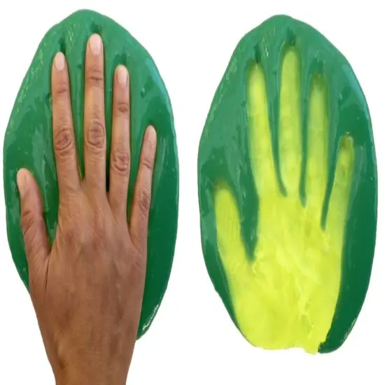 Color Changing Powder Pigment Thermochromic Temperature Heat Sensitive Green yellow 77&deg;f {4}