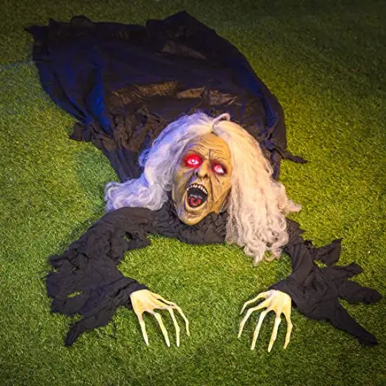 Halloween Outdoor Decoration Grounderbreaker with Sound Effect, Scary Halloween Props Décor Best Halloween Decorations, Haunted House Outdoor, Lawn, Yard Decor {3}