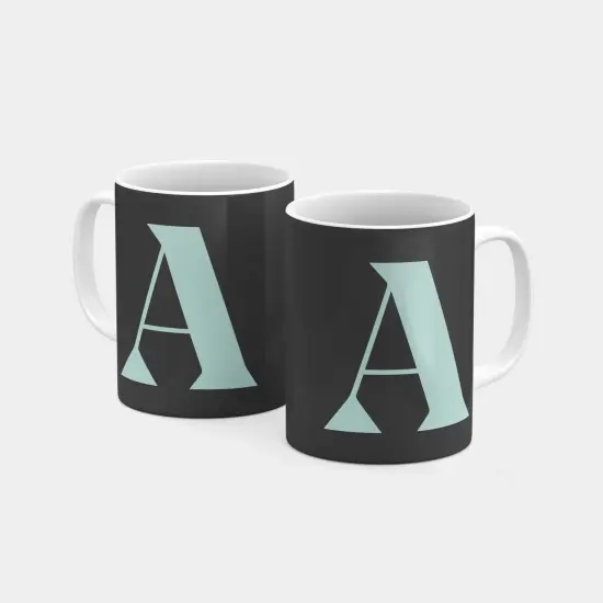 Monogram Letter 11oz Mug XI {3}