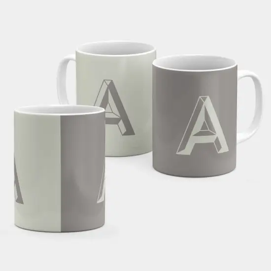 Monogram Letter 11oz Mug II {2}