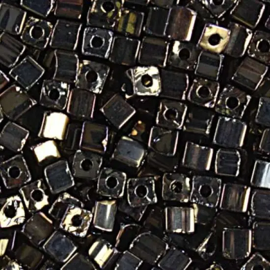 John Bead Square Czech Glass Seed Beads, 500g Metallic Silver {2}