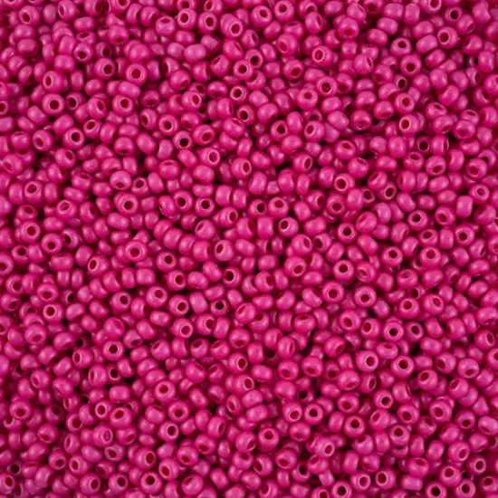 John Bead 8/0 Terra Intensive Matte Czech Glass Seed Beads, 500g Pink {1}