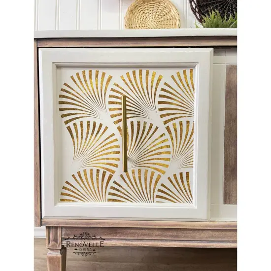 Redesign With Prima Decor Transfers - Geo Wave - total sheet size 24"x 35" , cut into 3 sheets 655350656461 {3}