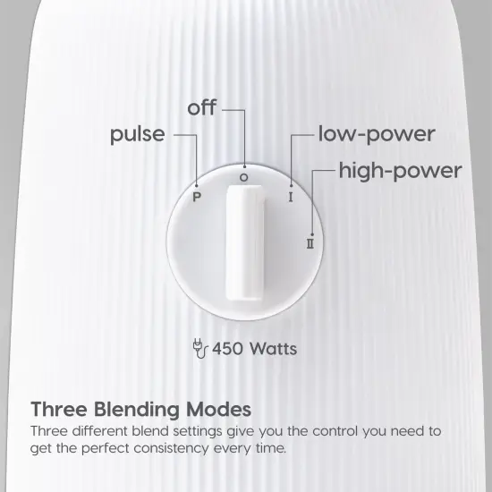 IRIS USA 3-Speed High-Power Professional-grade Blender Black {5}