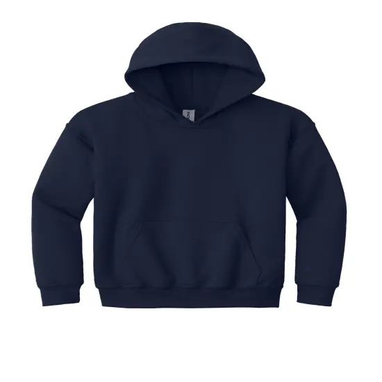 Gildan&reg; Youth Heavy Blend Hooded Sweatshirt Navy {2}