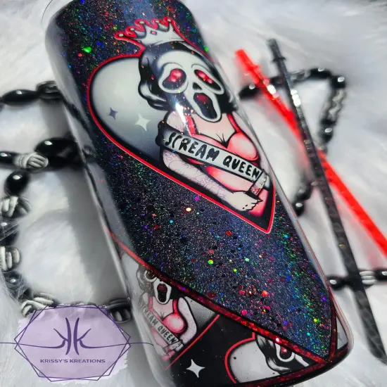 &ldquo;Baby Got Black XL"- Holographic Chunky {2}