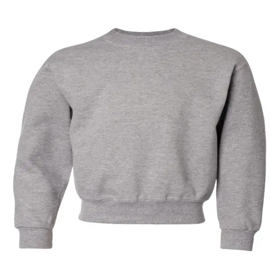 JERZEES&reg; NuBlend Youth Crewneck Sweatshirt Oxford {1}