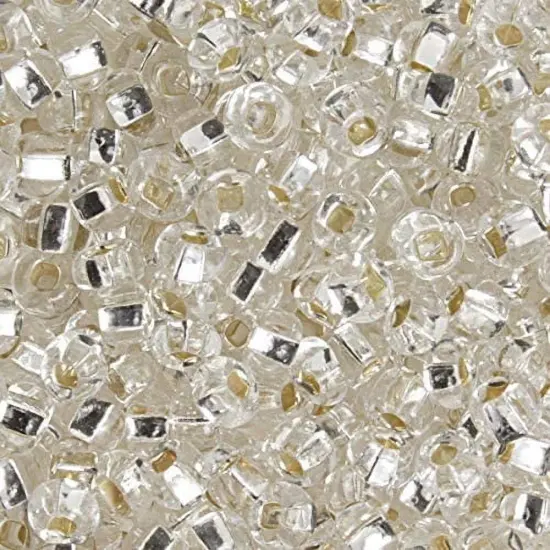 John Bead 2/0 Silver Lined Czech Glass Seed Beads, 500g Tr. Lt Blue AB {2}