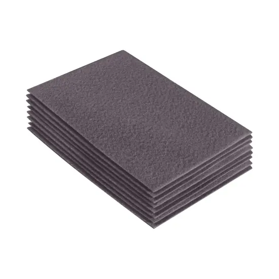 FabricLA Acrylic Felt Sheets for Crafts - Precut 9" X 12" Inches (20 cm X 30 cm) Felt Squares - Use Felt Fabric Craft Sheets for DIY, Costume, and Decoration | Platinum Grey - 8 Pieces {1}