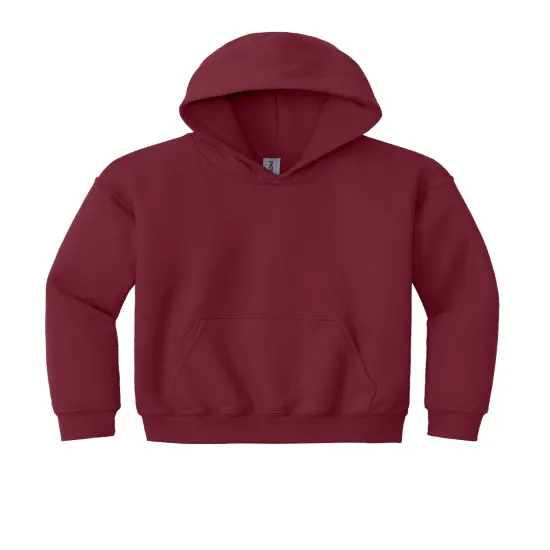 Gildan&reg; Youth Heavy Blend Hooded Sweatshirt Cardinal red {2}
